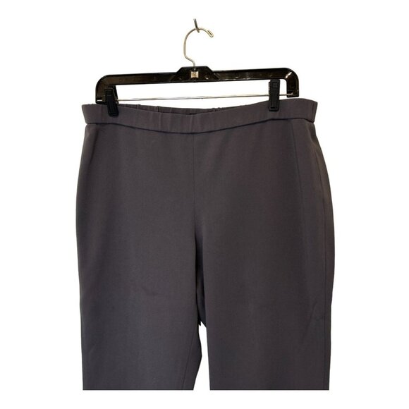 VINCE Pull-up Casual Pants Olive Green Adjustable Waist Tapered Leg Size 12 - Picture 2 of 6